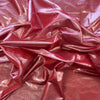 Metallic Dupioni Faux Silk Fabric||color:Red