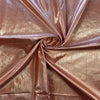 Metallic Dupioni Faux Silk Fabric||color:Rust