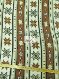 Native Tribal Stars Fleece Fabric