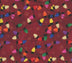 Christmas Lights on Red 100% Cotton Price per yard