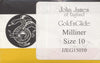 John James GoldN Glide Milliners / Straw Needles Size 10