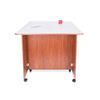 Mesa de corte Kookaburra de teca