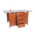 Mesa de corte Kookaburra de teca
