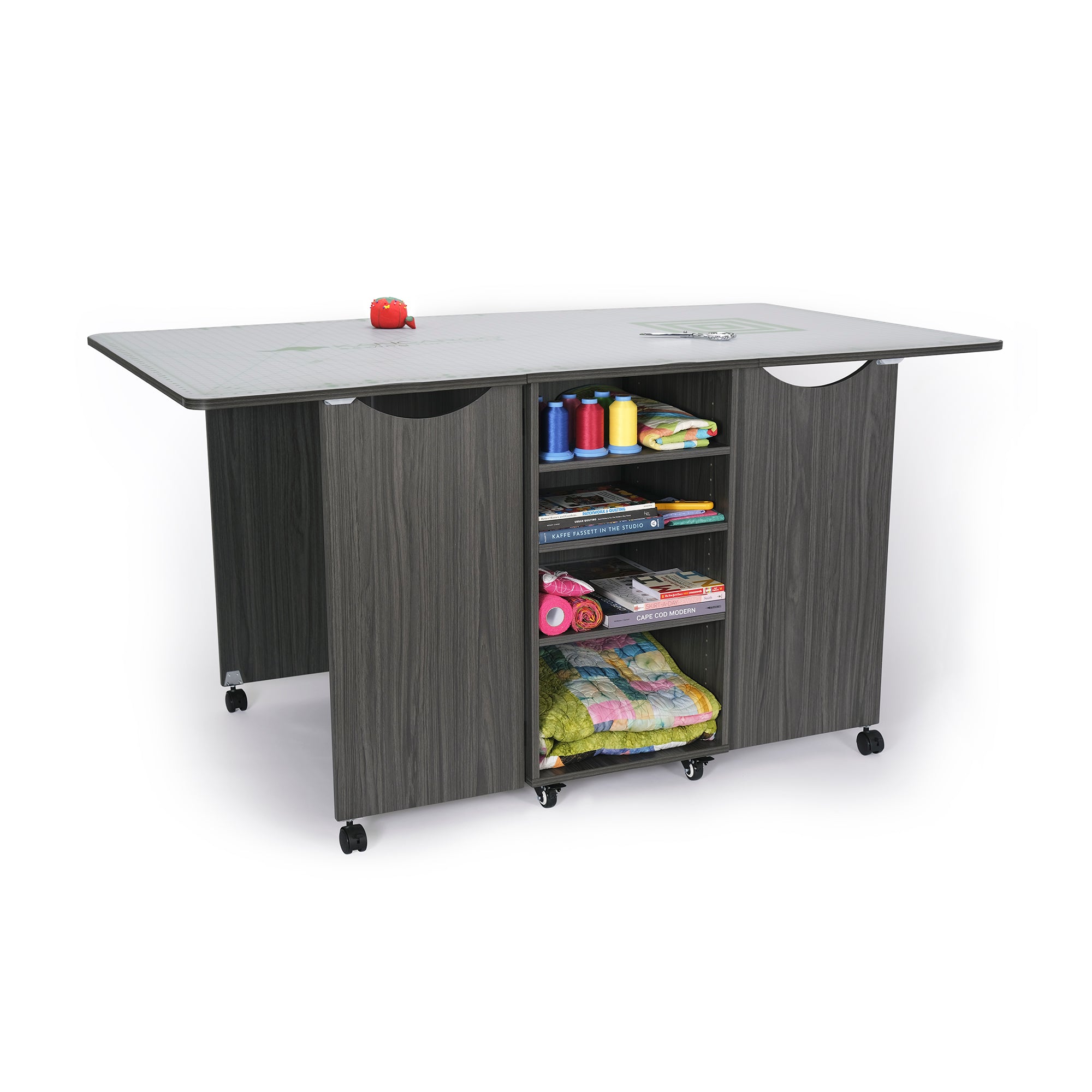 K★★136  LOOZER SMARTTABLE STB90 Kookaburra Cutting Table Gray | SINGER®