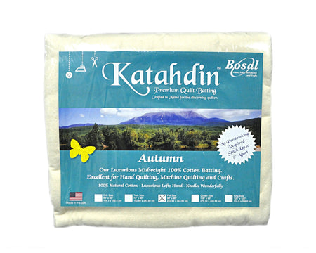 Relleno Katahdin Premium 100 % algodón - Autumn, 4 oz - 90 pulgadas x 96 pulgadas