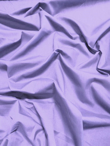 Poly Cotton Solid Fabric 58"/60" Width / Lavender / Sold By The Yard