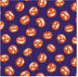 Halloween Glow in the Dark Pumpkins on Purple 100% Cotton
