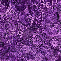 Tela de algodón «Lavender Mystique Blender» de espalda ancha, por yarda