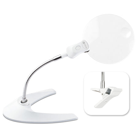 OttLite 5-Inch LED Magnifier w/ Clip and Stand
