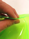 Multi-Color (12 Gauge) Tinted Plastic Vinyl Fabric / Sold By The Yard