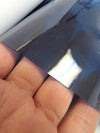 Navy Blue (12 Gauge) Tinted Plastic Vinyl Fabric / Sold By The Yard