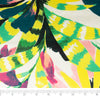 Stitch & Sparkle 100% Polyester, 57" Wide Charmeuse, Bark Cloth Floral, Cut By Yard