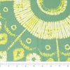 Stitch & Sparkle, 100 % poliéster, charmeuse de 57" de ancho, estampado Shibori de rombos — verde, se vende por yardas