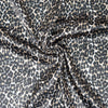 Stitch & Sparkle 100% Polyester, 57" Wide Charmeuse, Holiday Leopard, Cut By Yard