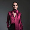 Stitch & Sparkle, 100 % poliéster, charmeuse de 57" de ancho, rosa liso, se vende por yardas