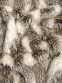 Pelo sintético de lobo del desierto de Mojave / Se vende por yardas