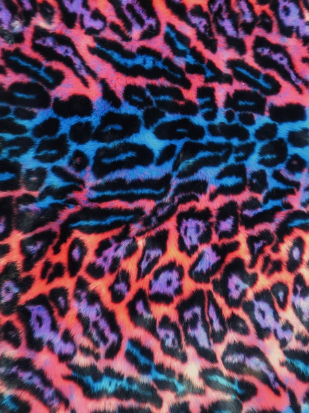 Tejido de piel sintética «Ecoshag Hippie Jaguar» / Mirage