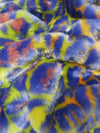 Ecoshag Hippie Jaguar Faux Fur Fabric / Summer Sunset
