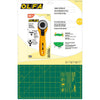 Kit de corte de tela Olfa amarillo