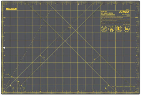 Alfombrilla giratoria Olfa Grey de 30,5 cm x 45,7 cm