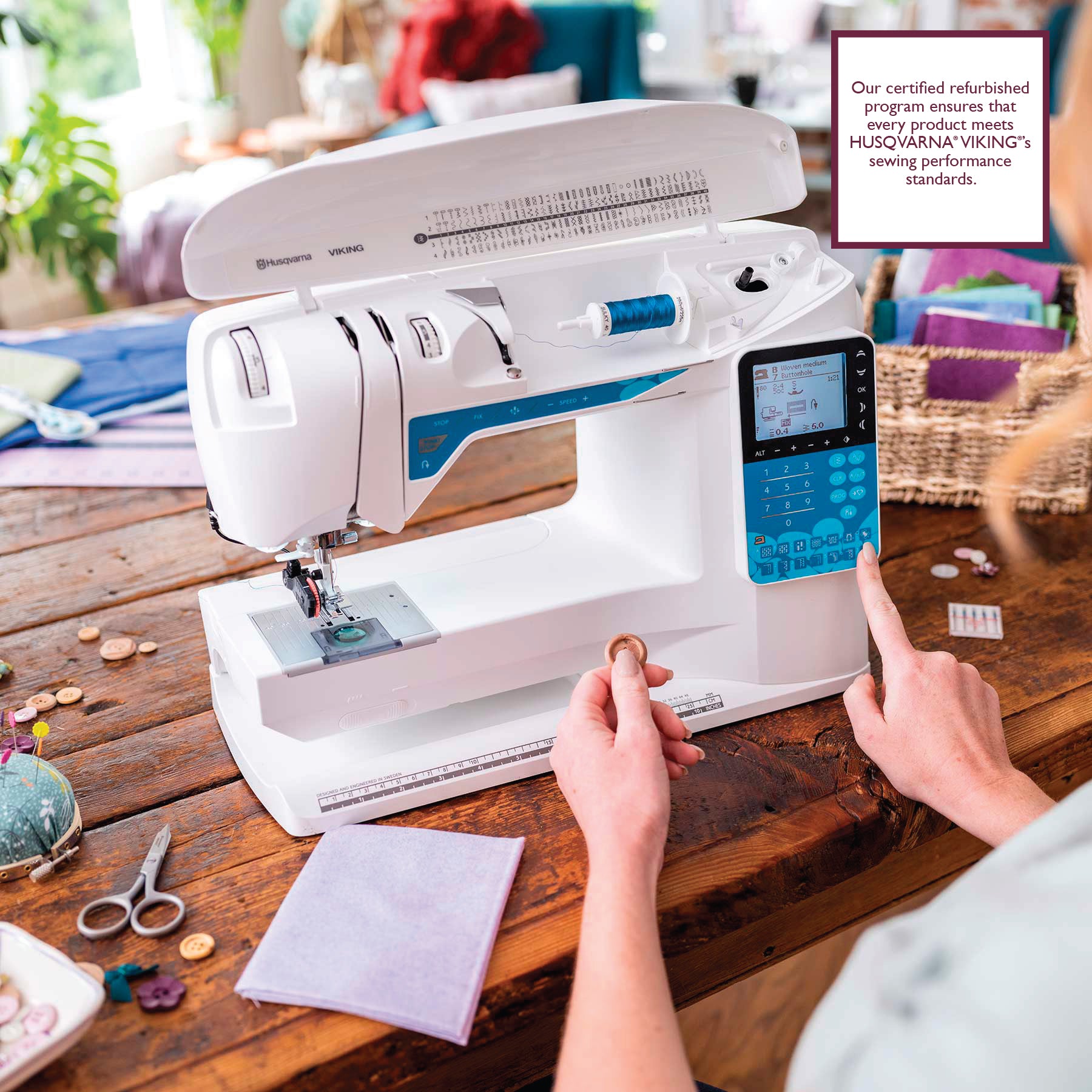 Refurbished OPAL™ 650 Sewing Machine | Husqvarna® Viking®