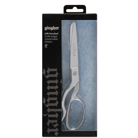 Tijeras Gingher de 20 cm con filo de cuchillo para zurdos