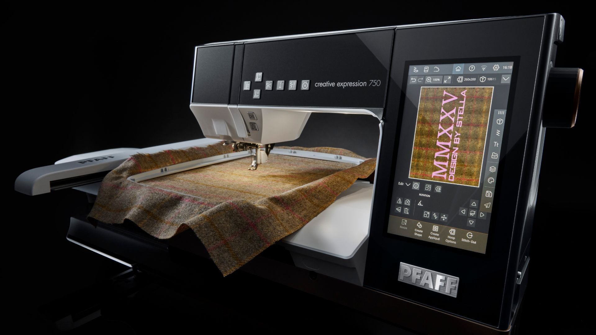 The PFAFF® expression™ series -- Hoop Scanning