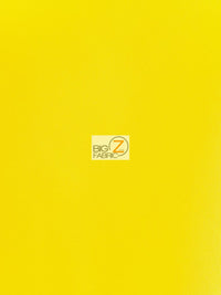 Solid Canvas Outdoor Anti-UV Waterproof Fabric / Yellow / Sold By The Yard