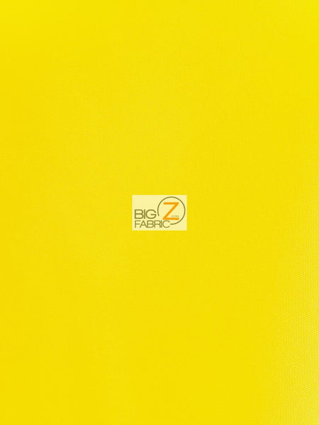 Solid Canvas Outdoor Anti-UV Waterproof Fabric / Yellow / Sold By The Yard