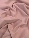Ponte De Roma Jersey Knit Spandex Fabric / Black / Sold By The Yard