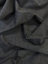 Ponte De Roma Jersey Knit Spandex Fabric / Black / Sold By The Yard