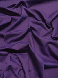 Tejido liso de poliéster y algodón, ancho 147 cm/152 cm / Morado / Se vende por metros