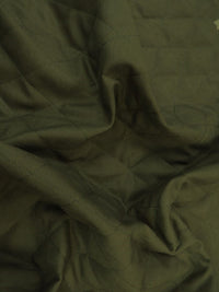 Relleno de algodón de 340 g de doble cara con tejido de piel de melocotón - VERDE MILITAR/Negro
