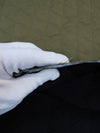 12 oz Cotton Canvas DOUBLE SIDED BATTING w peach skin fabric - ARMY GREEN/Black