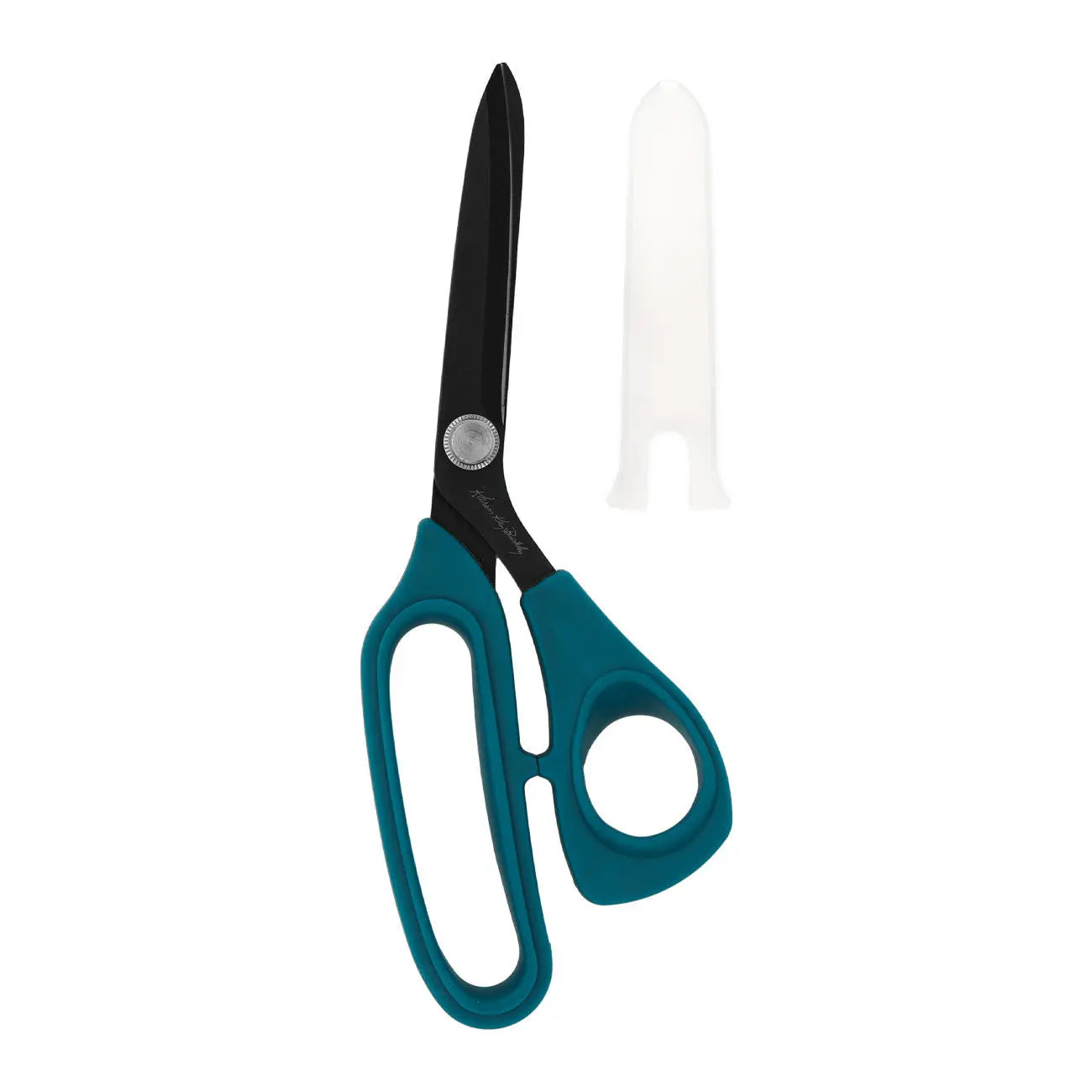 Perfect Scissors Dark Teal 8-1/2in Bent Handle Micro-Serrated Non-Slip ...