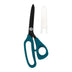 Tijeras Perfect Scissors, color verde azulado oscuro, 21,5 cm, mango curvado, hoja microdentada y antideslizante