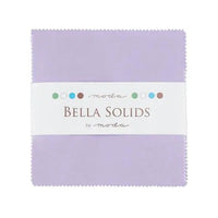 Purple Lilac Bella Solids Charm Pack Precuts