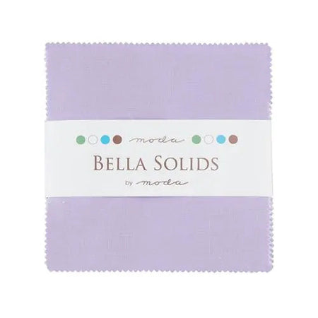 Purple Lilac Bella Solids Charm Pack Precuts