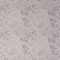 Roc-lon, 100 % algodón, 108" de ancho, forro para colchas, gris con estampado de paisley, se vende por yardas