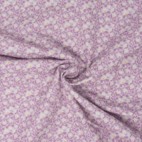 Roc-lon 100% Cotton, 108" Wide, Quilt Backing, Floral Purple Pattern, Cut by Yard