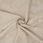 Roc-lon, 100 % algodón, 108" de ancho, forro para colchas, estampado Paisley en color beige, se vende por yardas