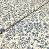 Roc-lon® 100 % algodón, 108" de ancho, estampado floral índigo de motivos pequeños, se vende por yardas