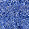 Roc-lon® 100 % algodón, 108" de ancho, estampado Paisley cobalto, se vende por yardas