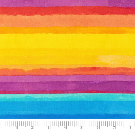 SINGER®  Fabric,  100% Cotton, 44 Inch Wide, Rainbow Blender, Cut by the Yard
