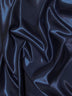 Solid Shiny Bridal Satin Fabric / Navy / Sold By The Yard