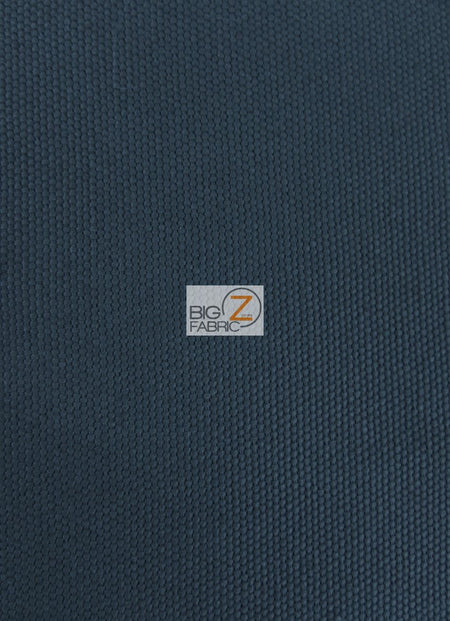 Solid Cotton Duck Canvas Fabric / Navy Blue / Sold By The Yard