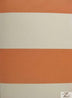 4" Stripe Canvas Deck Outdoor Waterproof Anti-uv Vinyl Fabric / Orange/Ivory / Sold By The Yard