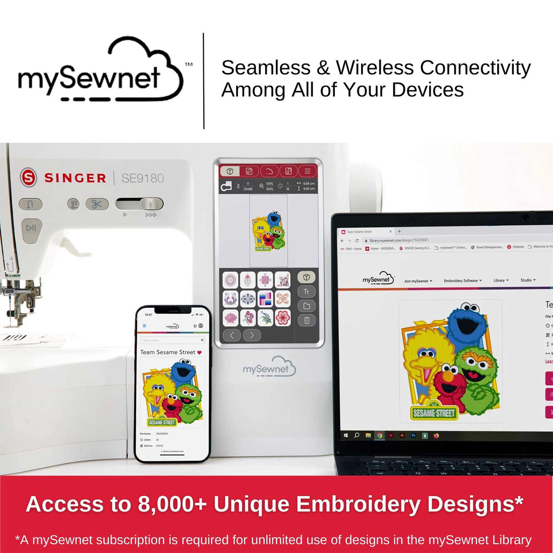 SINGER® SE9180 Sewing & Embroidery Machine SINGER®