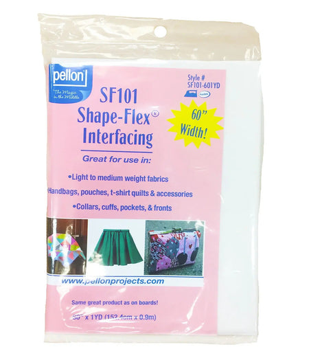 Entretela ShapeFlex SF101, 152 cm x 91 cm, blanca