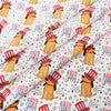 Singer Fabric, 100% Cotton, Festive Dogs In Hats, Cut by the Yard